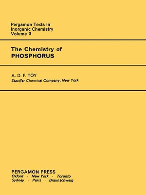 cover image of Pergamon Texts in Inorganic Chemistry, Volume 3